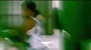 Indian Teenage Nails Her Beau In The Kitchen