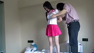 Japanese Student Strapped Up