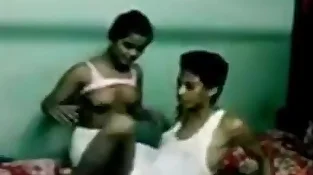 Desi Indian younger School Paramours Poking