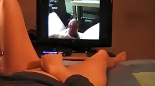 Chicks observing porno too.