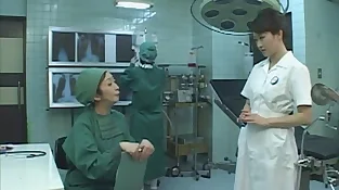 Costume play Porn: Asians Nurses Costume play Asian Mummy Nurse Plowed Doctors Office part 3