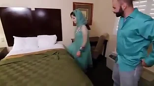 Arab damsel deep-throating a stranger on Arab fuckfest pin