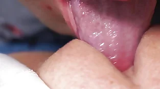Pussy eating close up