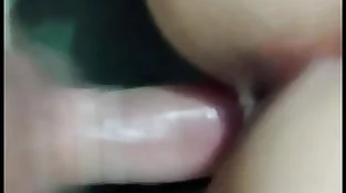 Hotwife Wifey Liquidates Condom And Taunting His Lollipop With Her Gash