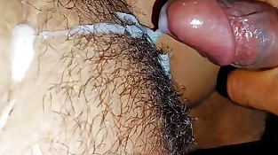 Steaming desi cooter bhabhi creampi over her Steaming fur covered cooter