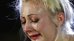 Astounding Blondie Teenage Crying in Shitty Ache