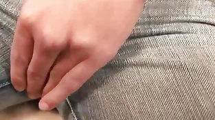 BrookeSkye wearing rosy thong finger her cunt
